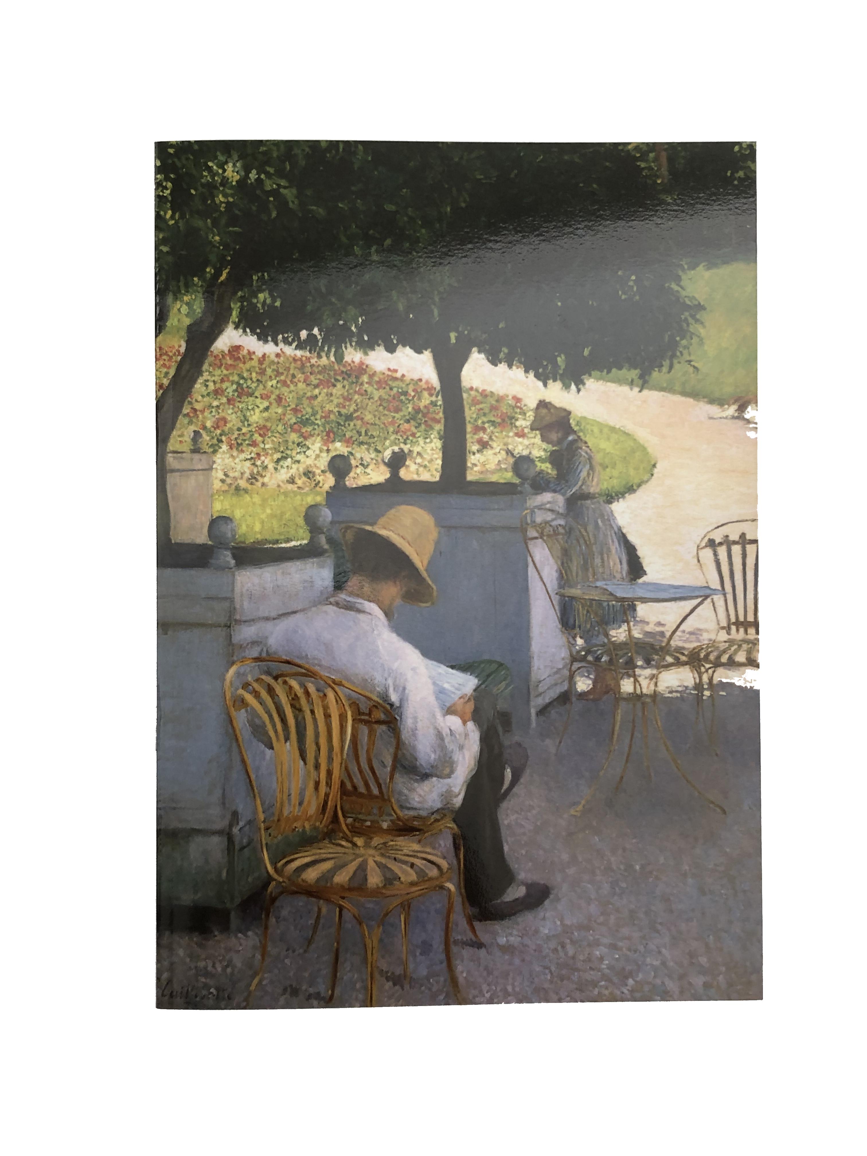 Cahier « Les Orangers » de Gustave Caillebotte