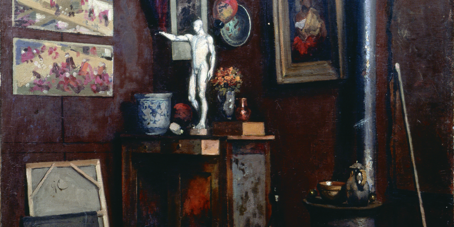 Dans L'atelier du peintre au XIXème siècle